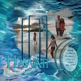 Paper Duo Ocean Water Bokeh