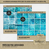 Paper Duo Pool Water Bokeh