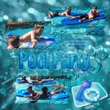 Paper Duo Pool Water Bokeh