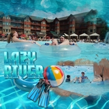 Paper Duo Pool Water Bokeh