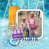 Paper Duo Pool Water Bokeh