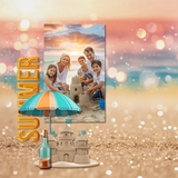 Paper Duo Tropical Beach Bokeh