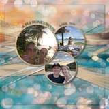 Paper Duo Beach Bokeh
