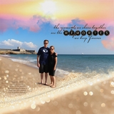 Paper Duo Tropical Beach Bokeh