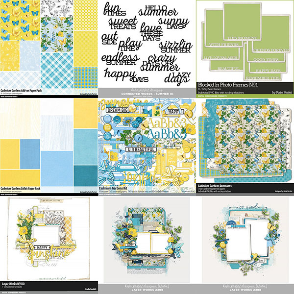 Cadmium Gardens Scrapbook Bundle