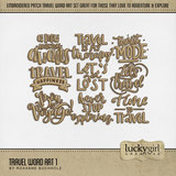 Travel Word Art Bundle
