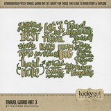 Travel Word Art Bundle