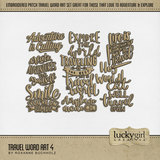 Travel Word Art Bundle