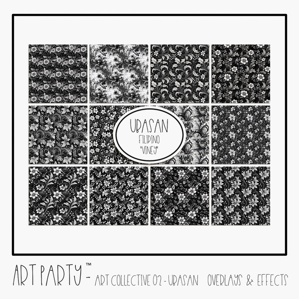 Art Collective 02 - Ubasan Overlays & Effects Digital Art - Digital Scrapbooking Kits