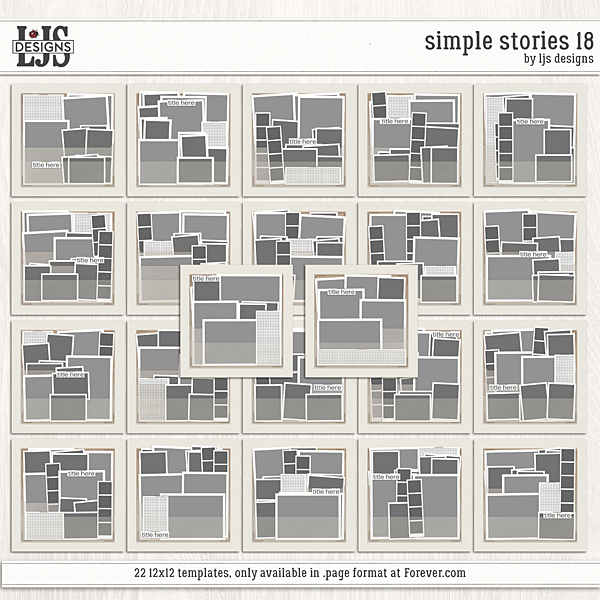Simple Stories 18 Digital Art - Digital Scrapbooking Kits