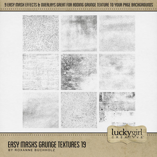Easy Masks Grunge Textures 19 Digital Art - Digital Scrapbooking Kits