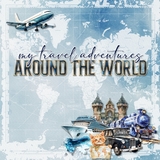 Travel Transportation Watercolor Elements