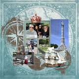 Travel Transportation Watercolor Elements