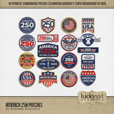 America 250 Patches