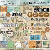 School Days Scrap.words