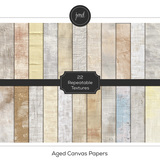 Aged Canvas Papers