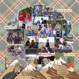Woodsy Enhanced Photo Collages