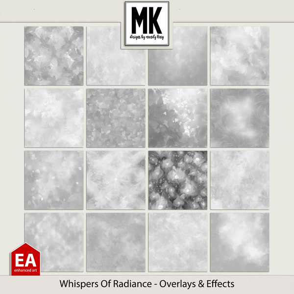 Whispers Of Radiance - Overlays & Effects Digital Art - Digital Scrapbooking Kits