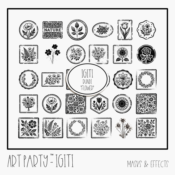 Igiti - Masks & Effects Digital Art - Digital Scrapbooking Kits