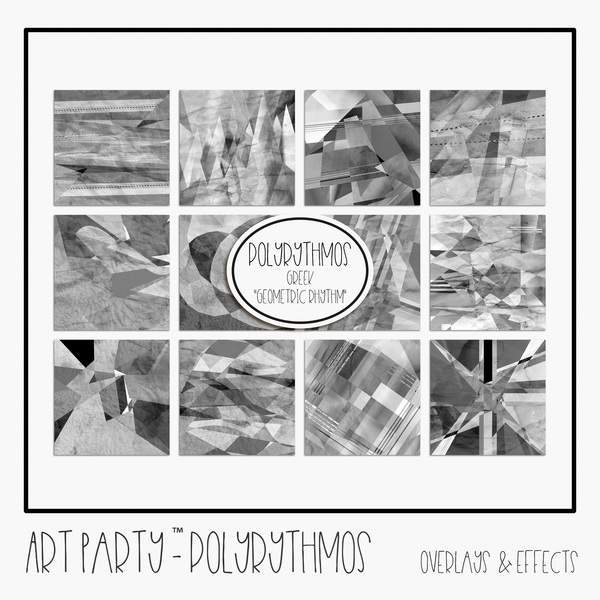 Polyrythmos - Overlays & Effects Digital Art - Digital Scrapbooking Kits