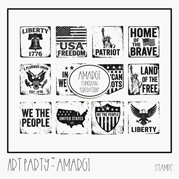 Amargi - Stamps Digital Art - Digital Scrapbooking Kits