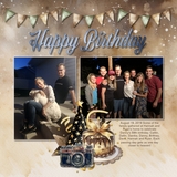 Masculine Birthday Watercolor Bundle