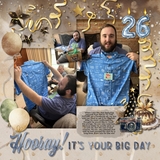Masculine Birthday Watercolor Bundle