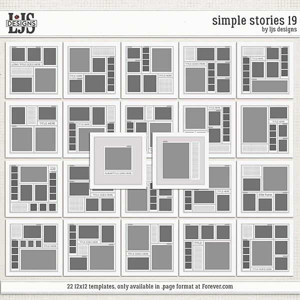 Simple Stories 19 Digital Art - Digital Scrapbooking Kits