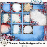 Clustered Border Backgrounds 12