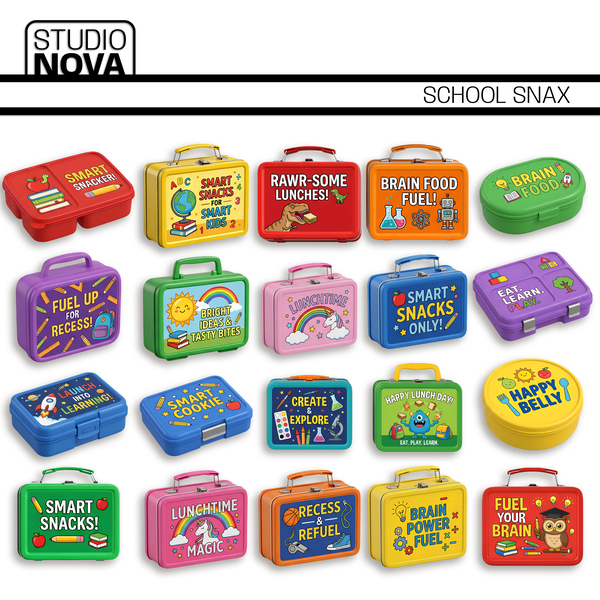 School Snax Digital Art - Digital Scrapbooking Kits