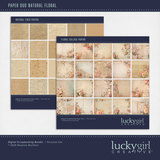 Paper Duo Natural Floral