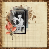Paper Duo Vintage Damask