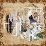 Paper Duo Vintage Damask