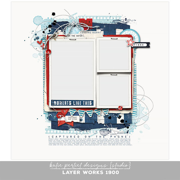 Layer Works 1900 Digital Art - Digital Scrapbooking Kits