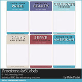 Americana 4×6 Labels