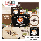 But First Coffee Pocket Cards