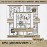 Punched Papers & Easy Masks Bundle 4