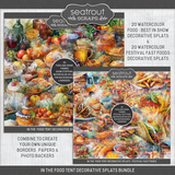 In the Food Tent - Decorative Splats Bundle