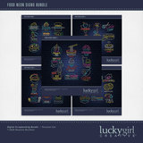 Food Neon Signs Bundle