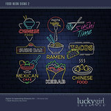 Food Neon Signs Bundle