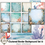 Cluster Border Backgrounds Set 13