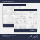 Paper Duo Floral Plaster