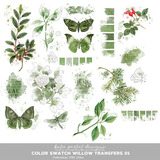 Color Swatch Willow Scrapbook Bundle