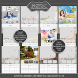 Artistic License Clean Sweep Calendar 2027 Bundle