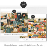 Hobby Collector Modern Embellishment Bundle