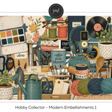 Hobby Collector Modern Embellishment Bundle