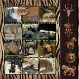 Wooden Zoo Animal Charms