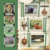 Wooden Zoo Animal Charms