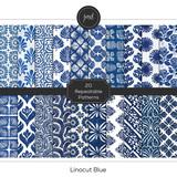 Linocut Cool Tones Bundle