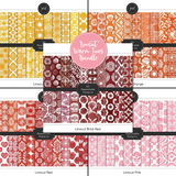 Linocut Warm Tones Bundle